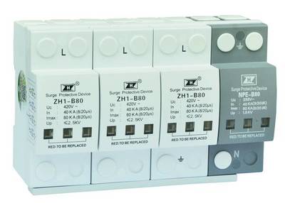 【10/350T1级带485通讯口的浪涌保护器中科恒ZH1-A15-4-385G-R-RS485】价格_厂家 - 中国供应商